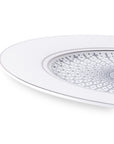 Geo Rose Grey & Platinum Salad Plate 22 cm