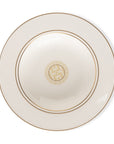 Geo Rose Beige & Gold Deep/Soup Plate 24.5 cm