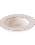 Geo Rose Beige & Gold Deep/Soup Plate 24.5 cm