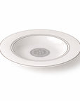 Geo Rose Grey & Platinum Deep/Soup Plate 24.5 cm
