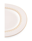 Geo Rose Beige & Gold Oval Platter 34 cm