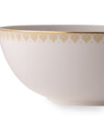 Geo Rose Beige & Gold Salad Bowl 2.27 L