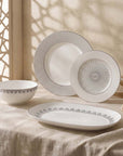 Geo Rose Grey & Platinum Salad Bowl 2.27 L