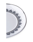 Geo Rose Grey & Platinum Oval Pickle Dish 20cm