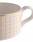 Geo Rose Beige & Gold Tea Cup 0.23 L