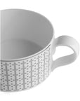 Geo Rose Grey & Platinum Tea Cup 0.23 L