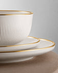 Afina Gold Dinner Set for 6 people - 18 pieces