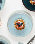 Crafted Blueberry Breakfast Set of 6 Pieces