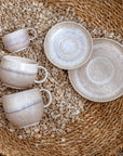 Perlemor Sand Saucer for Espresso Cup 12 cm