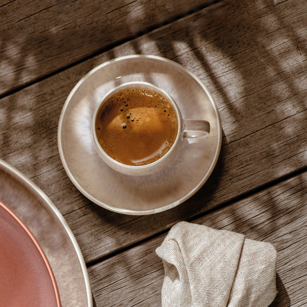 Perlemor Sand Saucer for Espresso Cup 12 cm