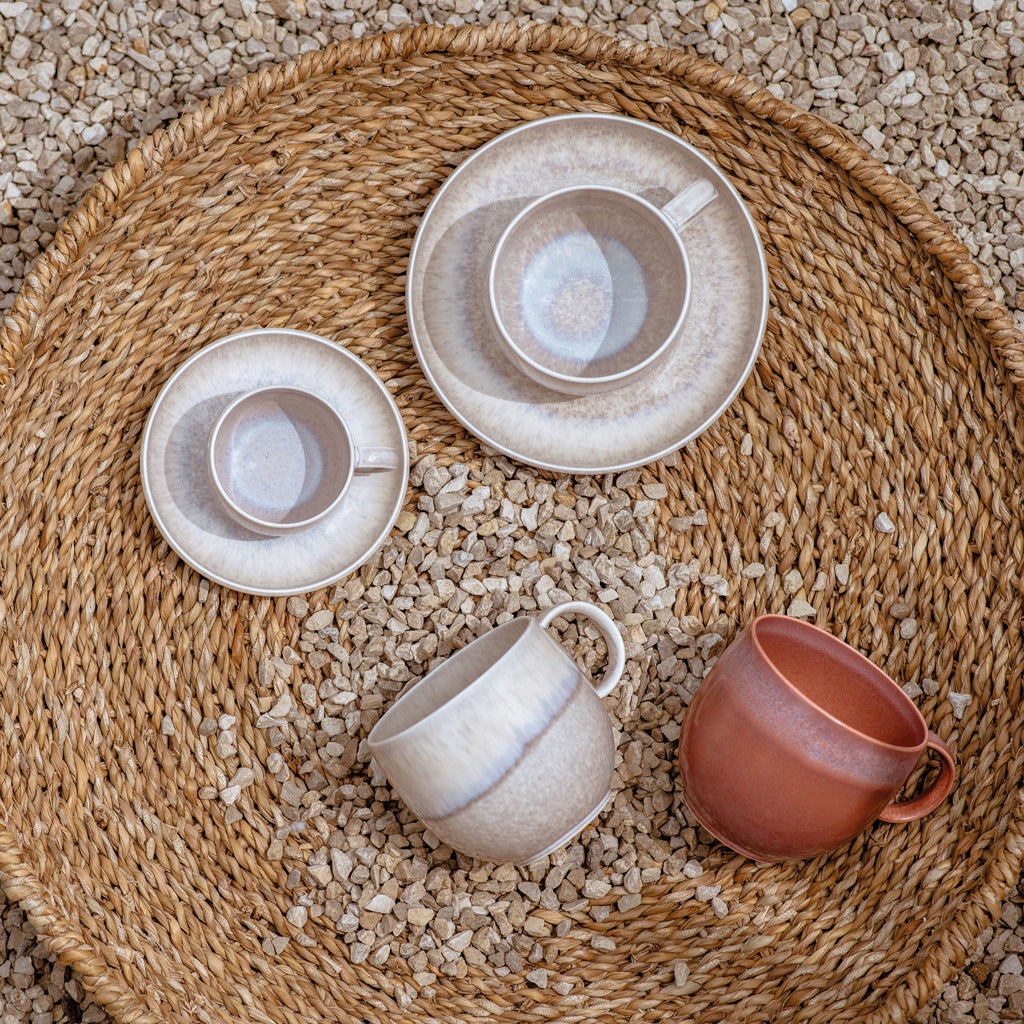 Perlemor Sand Saucer for Espresso Cup 12 cm