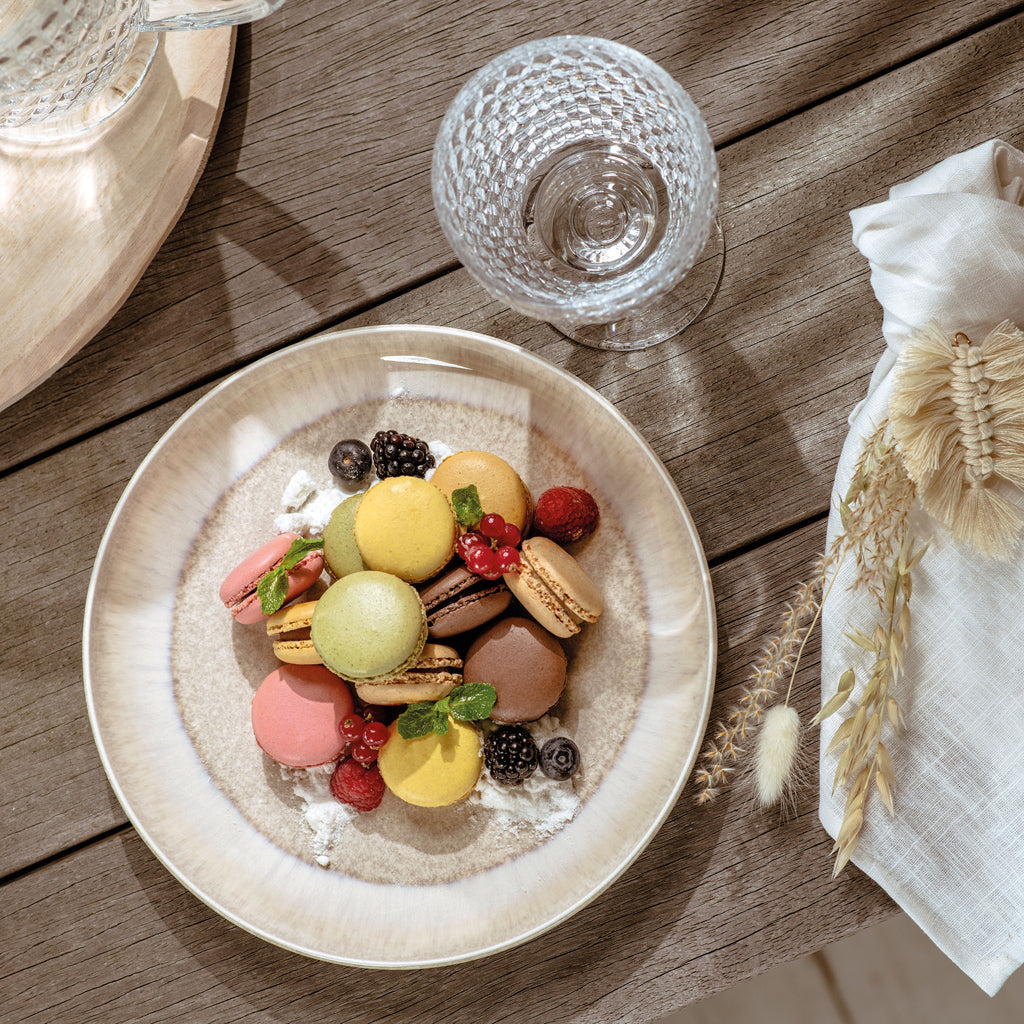 Perlemor Sand Salad Plate 24 cm