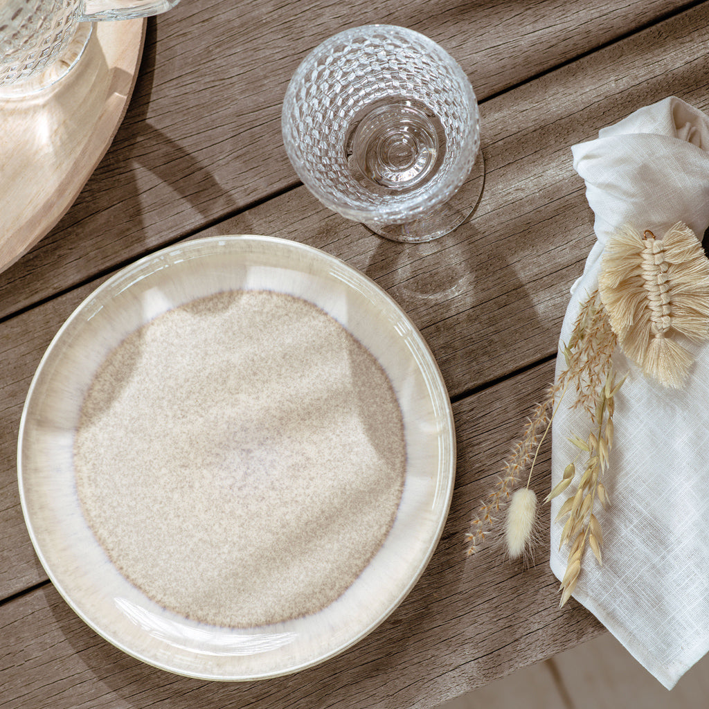 Perlemor Sand Salad Plate 24 cm