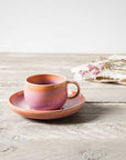 Perlemor Coral Saucer for Espresso Cup 12 cm
