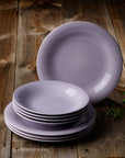 Color Loop Blue Dinner Set of 8 Pcs.