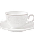 Grey Pearl Coffee/Tea cup & Saucer – Set of 6