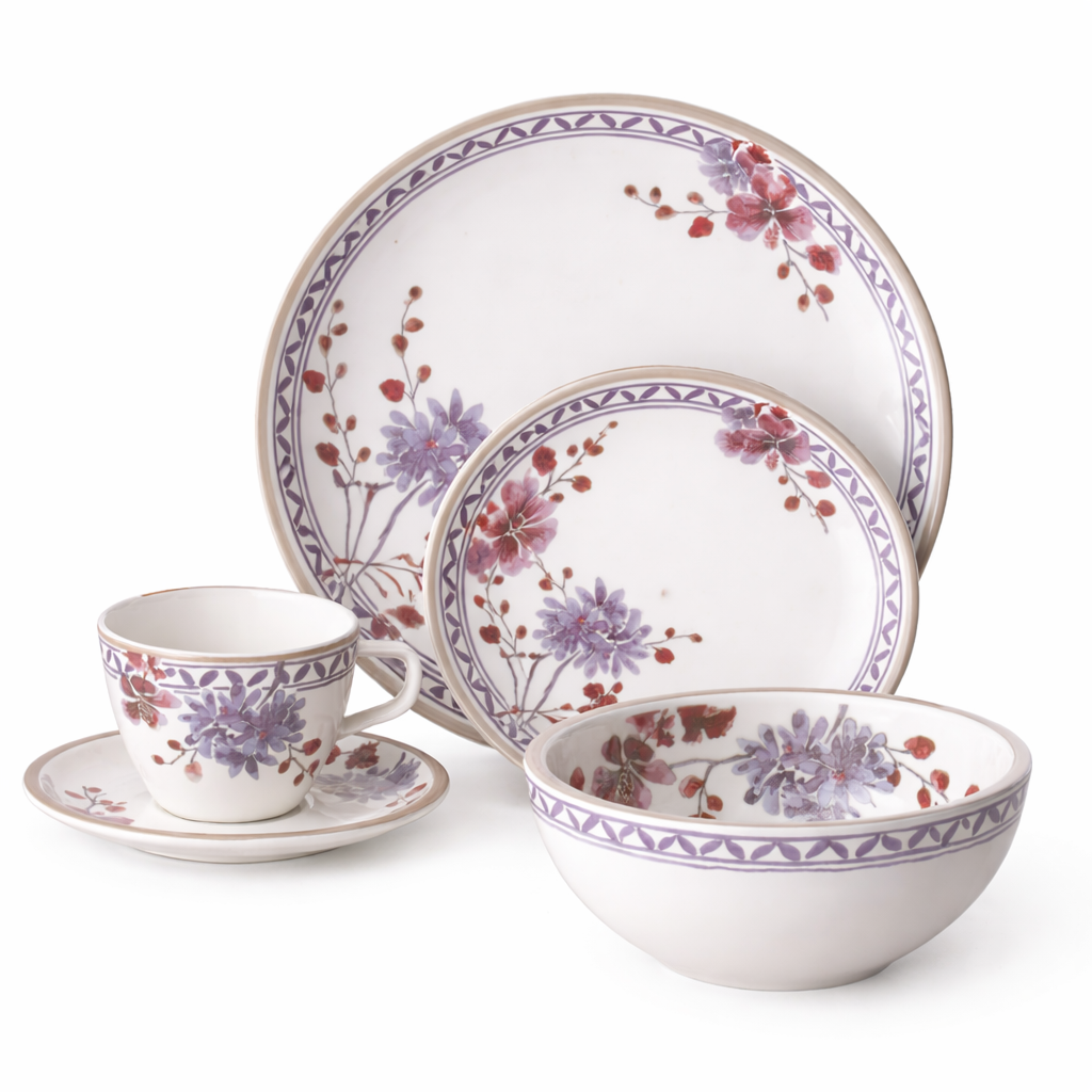 Artesano Provencal Lavender Dinner Set- 36 Pcs for 6 Persons