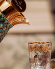 Horse Amber Set of 6 Tea Cup with Saucer, 120 ml