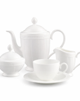White Pearl Coffee/Tea Set- 15 Pcs for 6 Persons