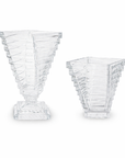 Spiral Crystal Vase– 2-Piece Set