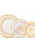 Geo Rose Beige & Gold Dinner Set -18 Pcs for 6 Persons