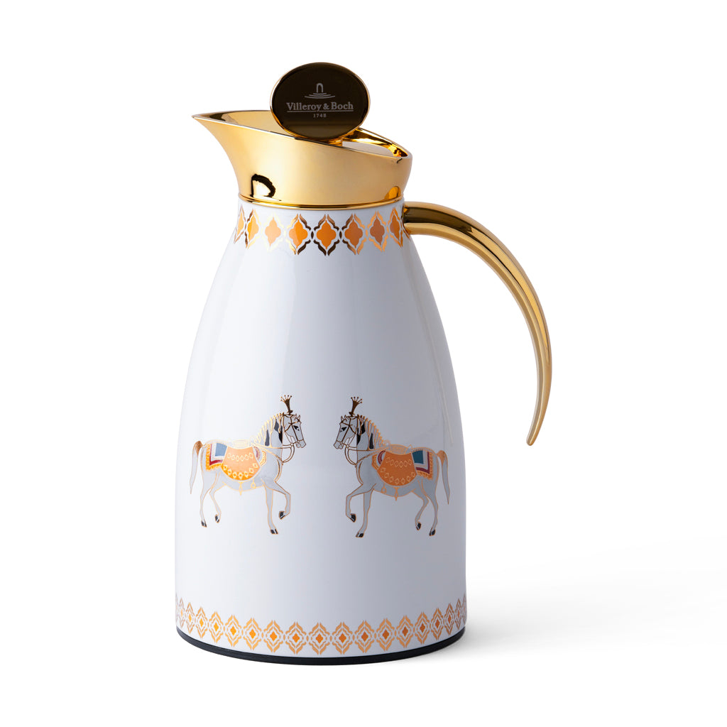 Amber Horse Thermos Gold 1L