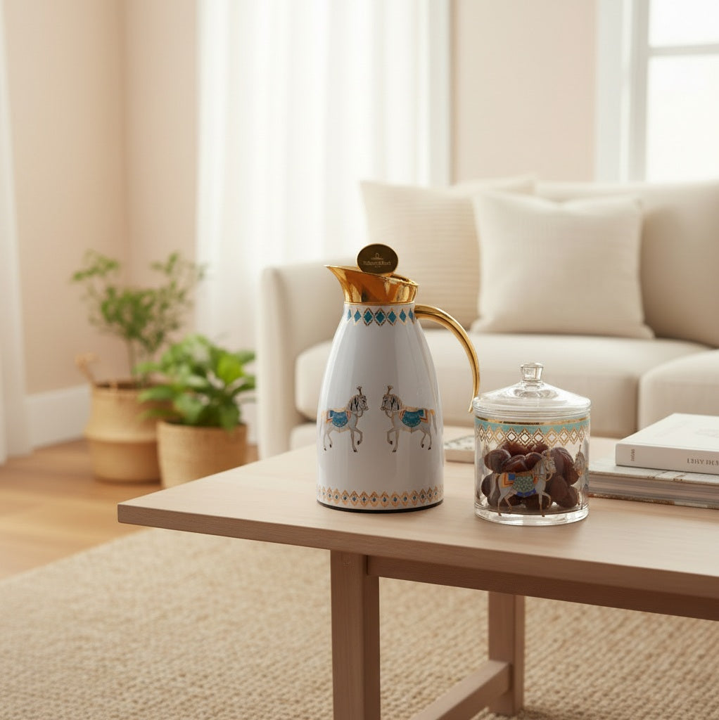 Tiffany Horse Thermos Gold 0.7L