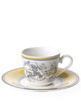 Audun Ferme Coffee/Teacup and Saucer Set of 6