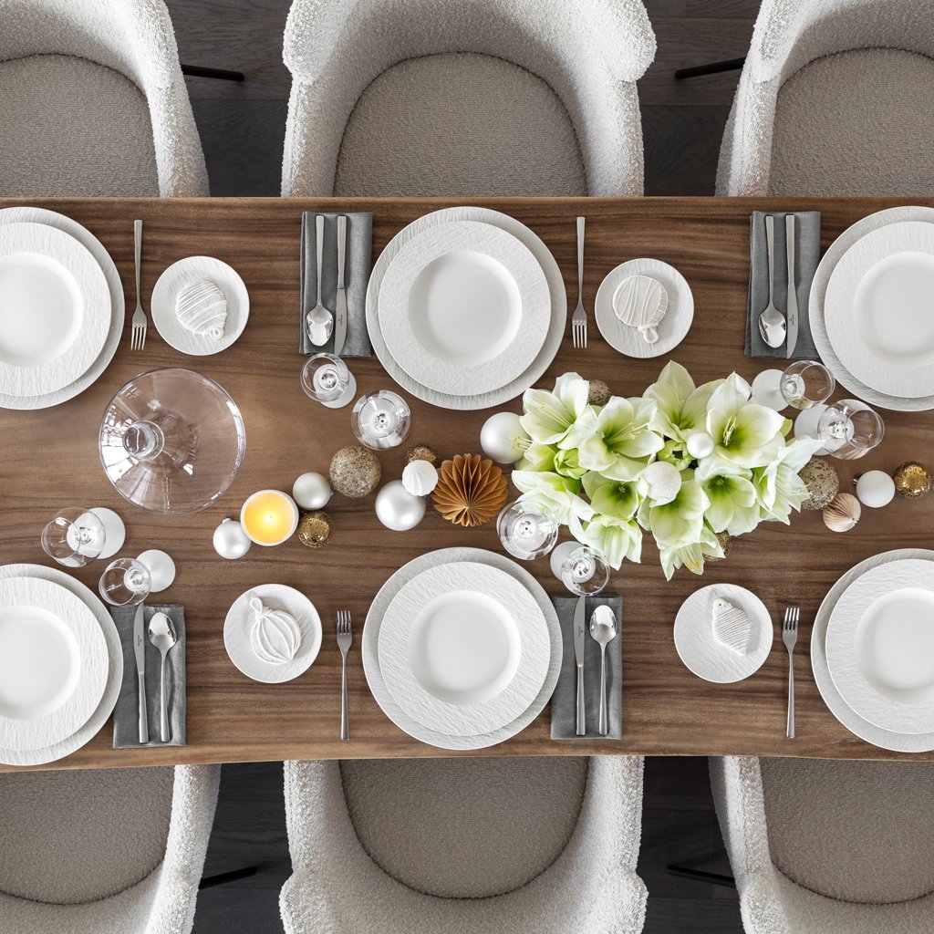 Manufacture Blanc Dinner Set – 24 Pcs for 6 Persons