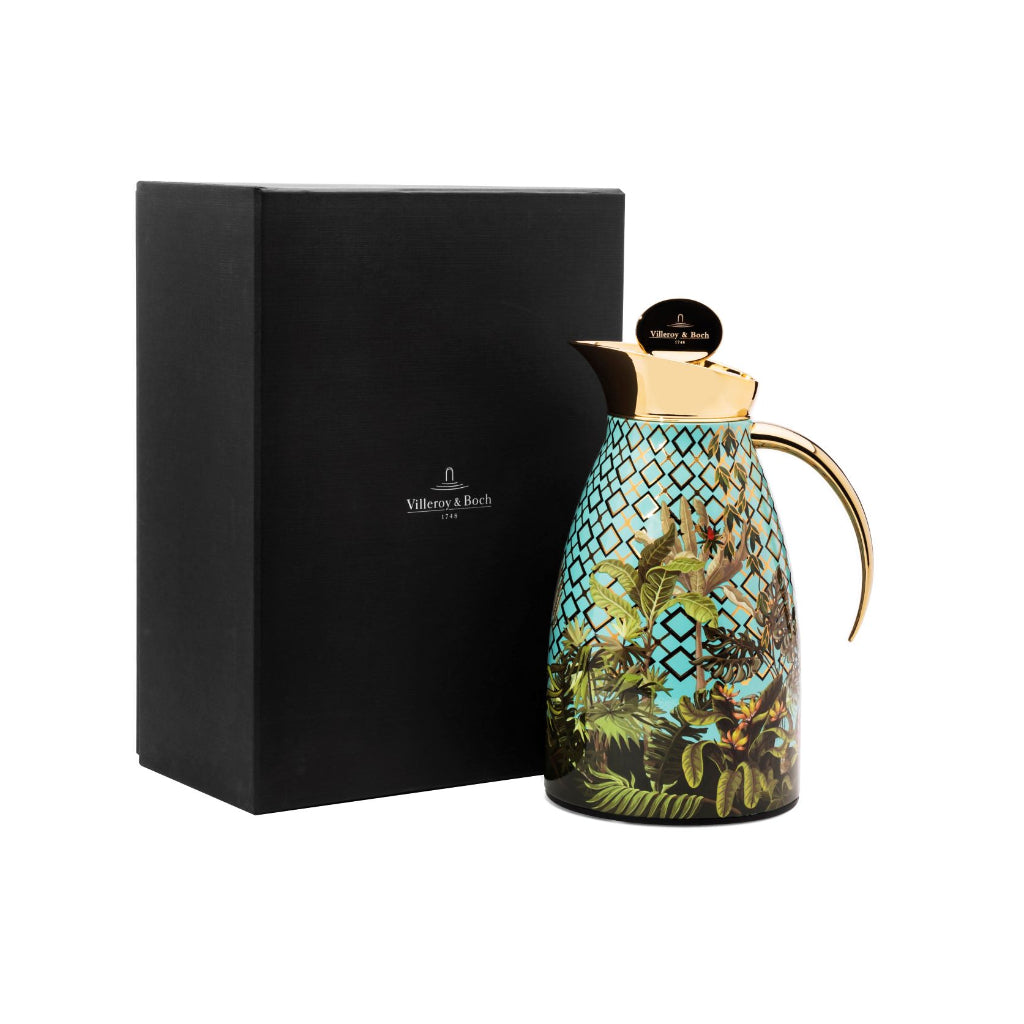 Amazonia 1L Thermos Gold Leaves Gold